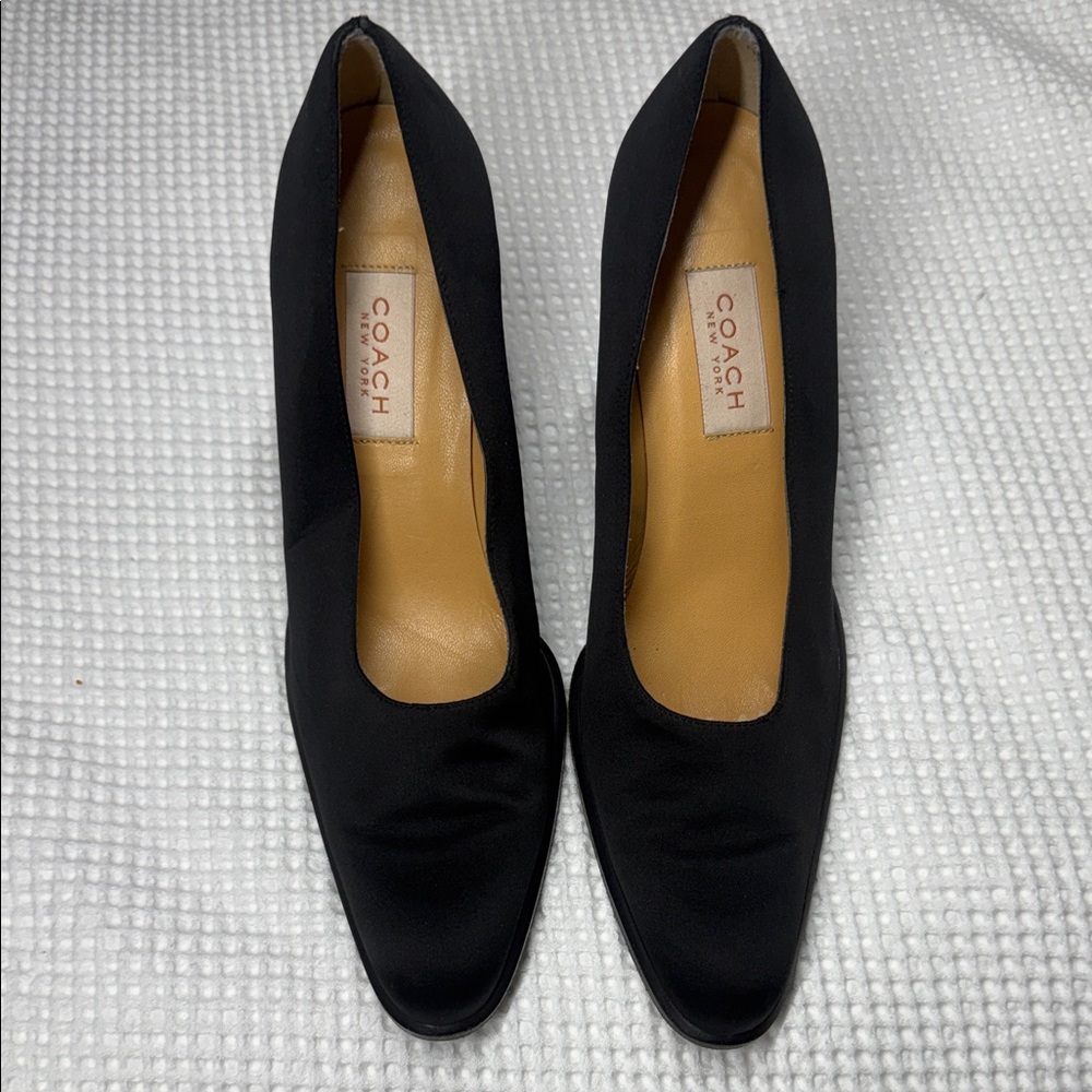 Coach Black Heeled Women's Shoes - Size 9